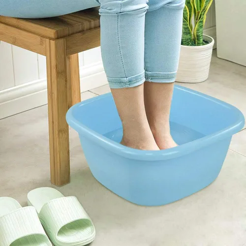 Miniatura 6 de Bandeja cuadrada de plástico, lavabo, 16 cuartos de galón, 3 paquetes