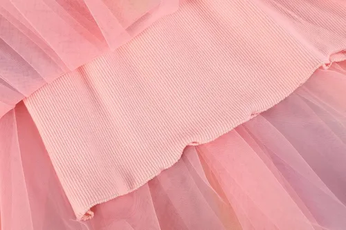 Miniatura 5 de BGIRNUK Vestido tutú para niñas pequeñas, con mangas con vuelo, sin mangas, vestido de tul de princesa, vestido de fiesta vintage para niñas pequeñas