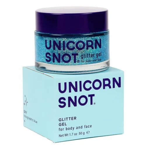 Miniatura 8 de UNICORN SNOT Gel holográfico con purpurina para la cara y el cuerpo Maquillaje de purpurina para las fiestas: Regalos para calcetines y Navidad