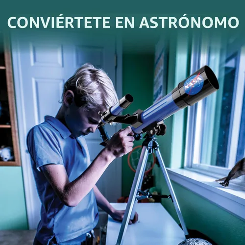 Miniatura 5 de Telescopio Lunar de la NASA para Niños – Aumento de 90x, Incluye Dos Oculares, Trípode de Mesa y Buscador – Telescopio para Niños para Principiantes