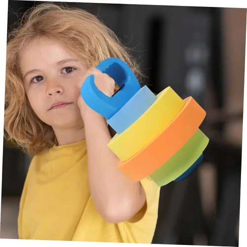 Miniatura 6 de Abaodam 1 par de mancuernas de agua ajustables de Eva para gimnasia ligera flotante para natación, preescolar, ejercicios de brazo, mancuernas