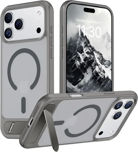 Miniatura 152 de Funda para iPhone 11 con compatibilidad magnética, [Soporte invisible incorporado][Compatible con MagSafe]