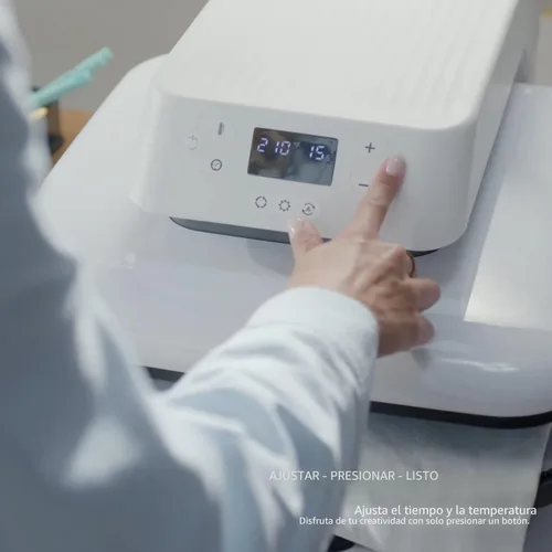 Miniatura 6 de HTVRONT - Prensa de calor automática e inteligente de 15x15 para camisetas con liberación automática, prensa profesional para proyectos de Blanco