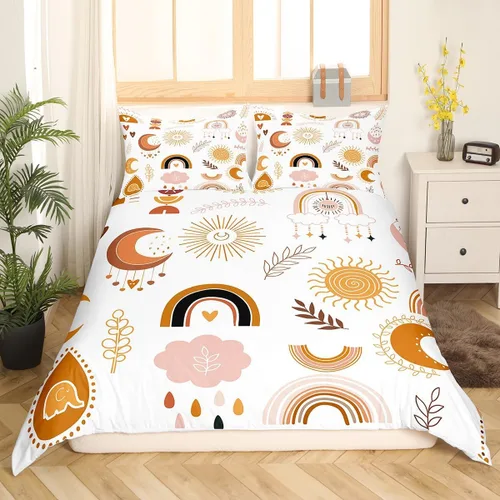 Miniatura 45 de Erosebridal Juego de ropa de cama para niños de construcción tamaño individual para niños, cubierta de edredón para camiones excavadoras, juego