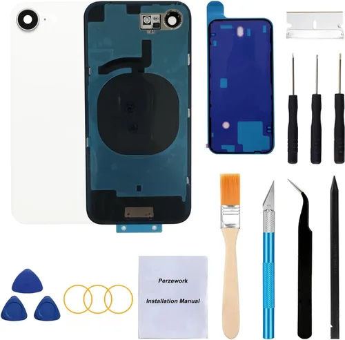Miniatura 22 de Reemplazo de cristal trasero OEM para iPhone Xs de 5.8 pulgadas con kit de herramientas de reparación y adhesivo preinstalado (Oro)