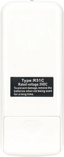 Miniatura 3 de R51C Reemplazar AC Control Remoto Compatible con Midea/Milexus Aire Acondicionado RG51M5/(C) EU RG51M5/EU R51M/E R51/E R51/CE R51M/CE R51D/E R51M/BGE