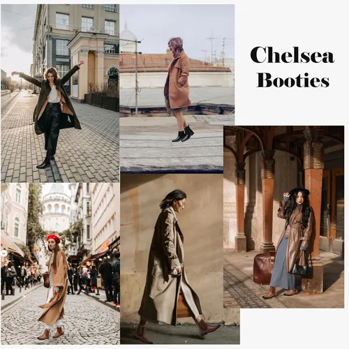 Miniatura 5 de MEMON Botas Chelsea para mujer, botines de tacón bajo para mujer, estilo casual, cómodo, negro, botines al tobillo