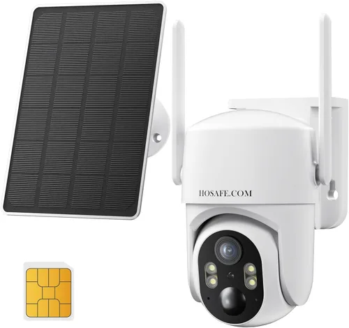 Miniatura 11 de No hay cámara de seguridad WIFI, no necesita Internet, cámara de seguridad celular 4G LTE inalámbrica para exteriores, cámara solar para seguridad