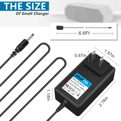 Miniatura 6 de Cargador adaptador de CA CC para Altec Lansing iMW455 La chaqueta Bluetooth inalámbrico BT altavoz fuente de alimentación