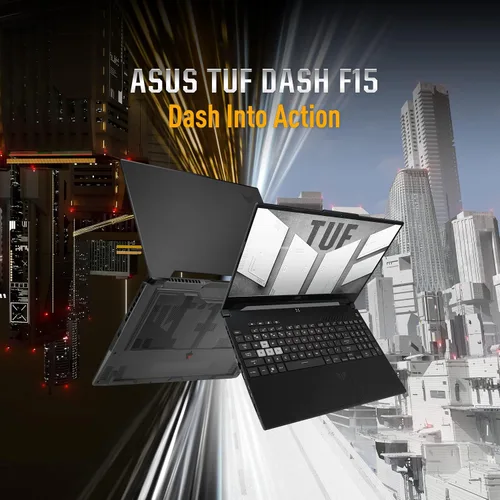 Miniatura 3 de ASUS TUF Dash 15 (2022) Laptop para juegos, pantalla FHD de 15.6 pulgadas 144Hz, Intel Core i5 12450H, GeForce RTX 3050 Ti, 8 GB DDR5, 512 GB PCIe