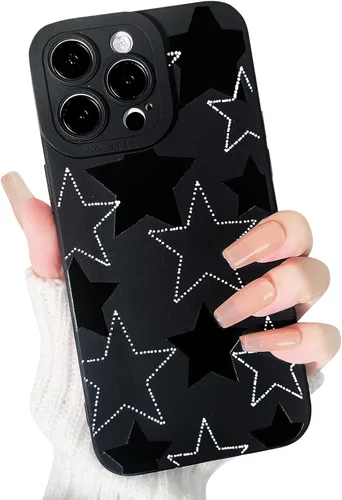 Miniatura 22 de Lovmooful Funda compatible con iPhone 13 Pro Max, diseño de mariposa grande, negro, para niñas y mujeres, TPU suave a prueba de golpes, protector