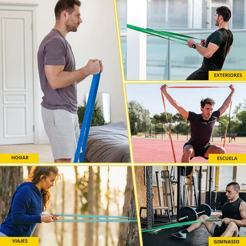 Miniatura 6 de Pull Up Bands, Resistance Bands, Pull Up Assistance Band Exercise Bands for Men & Women Working Out, Body Stretching, Physical Therapy, Muscle Negro