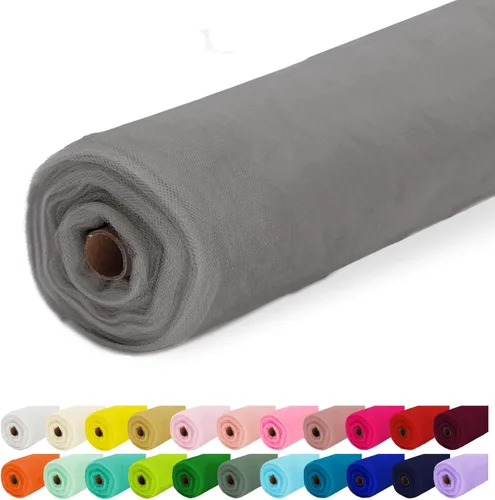 Miniatura 16 de Rollo de tela de tul, 54 pulgadas x 10 yardas (30 pies) de tul para decoración de boda, tutú de fiesta, telón de fondo, baby shower, faldas de mesa