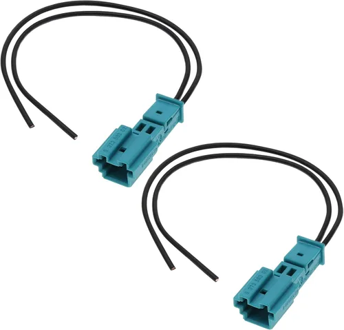 Miniatura 8 de Cable de reparación hembra de 2 pines 61132360043 61136925634 compatible con BMW 2 Pin Cable Set Conector Accesorios de coche