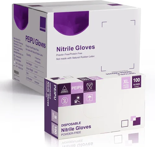 Miniatura 7 de Guantes de nitrilo PElPU, desechables para limpieza, sin polvo, sin látex, guantes protectores no estériles