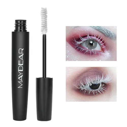 Miniatura 10 de Maydear - Máscara impermeable de larga duración, verde oscuro, a prueba de manchas para maquillaje de ojos de mujer