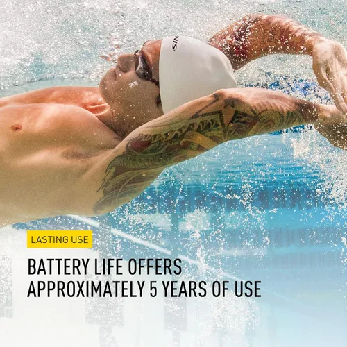 Miniatura 6 de FINIS Cronómetro impermeable para entrenamiento de natación - Memoria dividida de 300 - Modo de frecuencia de carrera - Pantalla de fácil lectura