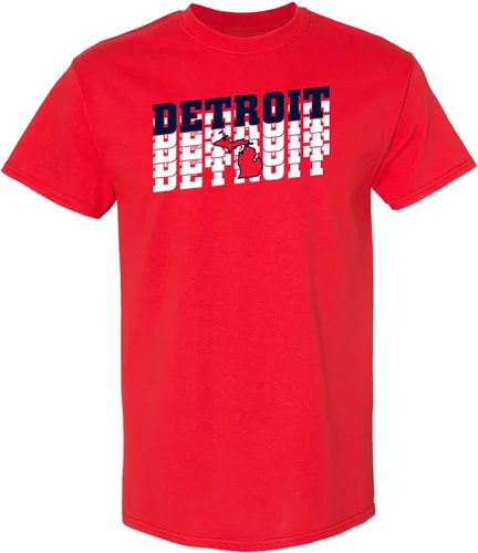 Miniatura 16 de UGP Campus Apparel Retro Repeat - Camiseta deportiva del orgullo de la ciudad Bosque Filadelfia