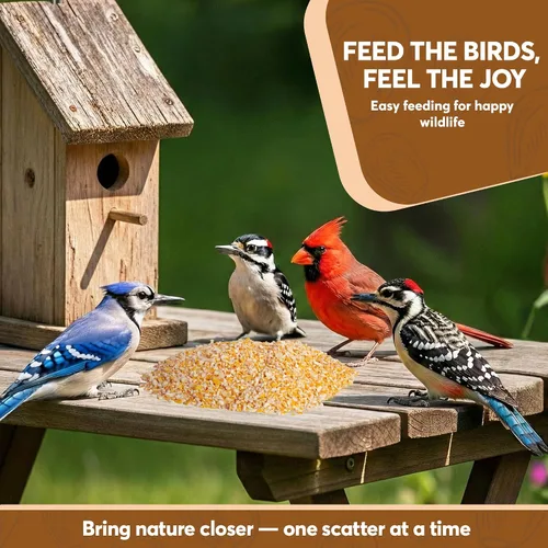 Miniatura 7 de Maíz partido de 10 libras – Semilla premium para aves y alimento para vida silvestre para patos, venados, ardillas, pollos y pavos – Maíz partido