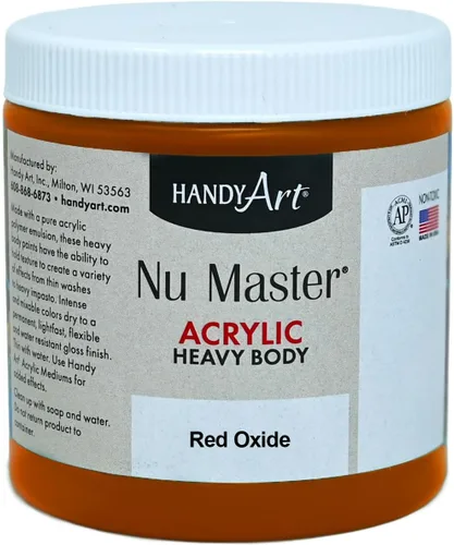 Miniatura 34 de Handy Art Nu Master - Pintura acrílica de cuerpo pesado, 16 onzas, color blanco titanio Titanio Blanco