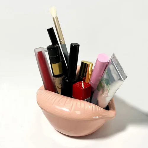 Miniatura 6 de Queenbox Ceniceros de cigarrillos de cerámica creativos con estilo de labios decoraciones caseras de moda