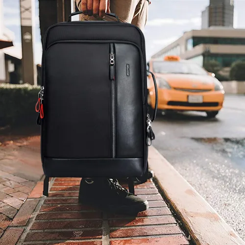 Miniatura 7 de BOPai Mochila inteligente ampliable grande de 15.6 pulgadas para viajes, resistente al agua, antirrobo, mochila para laptop con carga USB, mochila