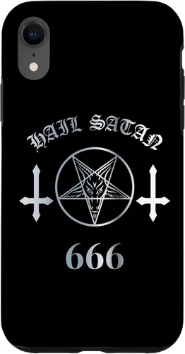 Miniatura 24 de iPhone 16 Upside Down Cross Satanic Pentagram Hail Satan 666 Case