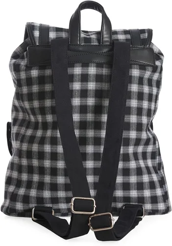 Miniatura 4 de Lost Queen Yamy - Mochila de mano con cordón y diseño de calavera, Negroblanco, Cordón
