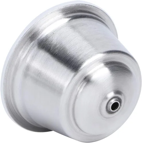 Miniatura 6 de Oumefar Relleno de café recargable, cápsulas de café reutilizables de acero inoxidable con tapa de silicona, taza de cápsula de café recargable