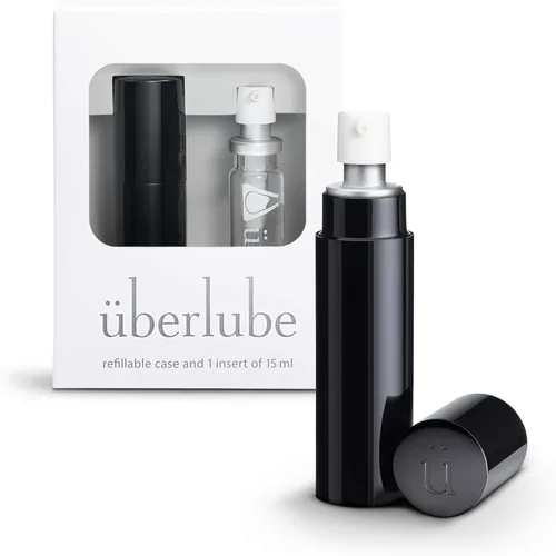 Miniatura 10 de Uberlube Lubricante de silicona - Good to Go Recarga de viaje, lubricante de silicona sin perfume, lubricación personal: lubricante sexual líquido