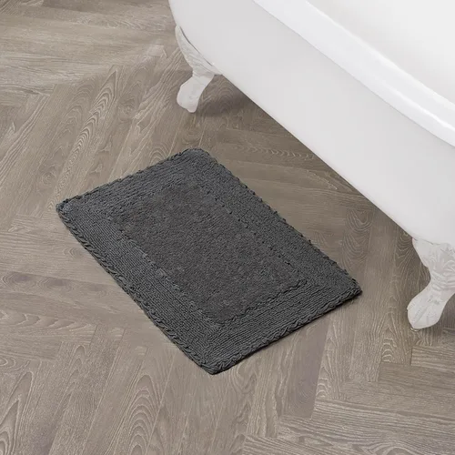 Miniatura 20 de Laura Ashley Ruffle tapete para baño de algodón de 17 x 24 pulgadas