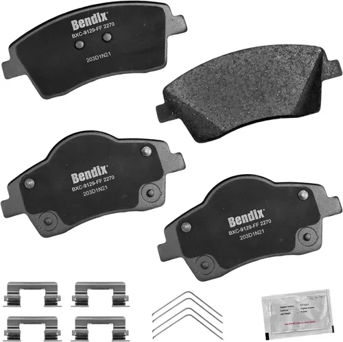 Miniatura 160 de Pastillas de freno delanteras cerámicas Bendix Priority1 CFC2302 para Hyundai Elantra 2021, Sonata 2022-2020, Kia K5 2023-2021