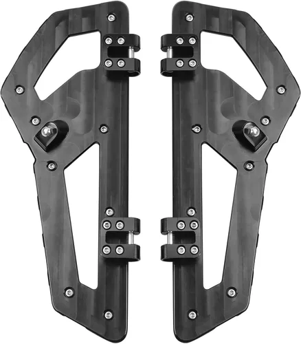 Miniatura 5 de Estriberas para estribo delantero del conductor para Harley Touring Road King Road Street Electra Glide Ultra Classic 1986-2025 Negro