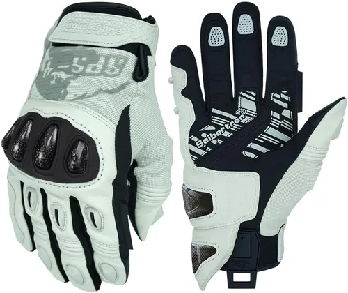 Miniatura 18 de Seibertron SPS Series - Guantes para motocicleta con pantalla táctil, para motocross, BMX, ATV, MTB, ciclismo, completo o medio dedo, para adultos