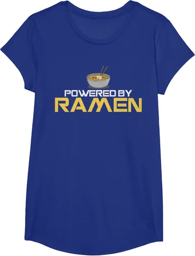 Miniatura 63 de Camiseta de fideos de anime japoneses Powered By Ramen, Negro, S