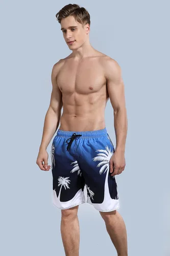 Miniatura 4 de MILANKERR Traje de baño para hombre, traje de baño para hombre, traje de baño para hombre, traje de baño corto de 9 pulgadas de entrepierna de 20