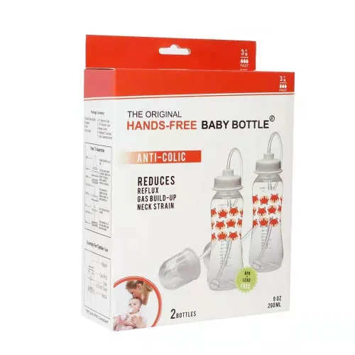 Miniatura 4 de Podee - Botella manos libres para bebé, sistema de alimentación anti-cólicos, Fox