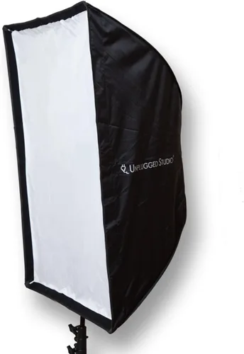 Miniatura 4 de UNPLUGGED STUDIO 24" x 36" 23.6 in x 35.4 in paraguas rectangular softbox con bolsa de transporte - Modificador de luz portátil para retrato