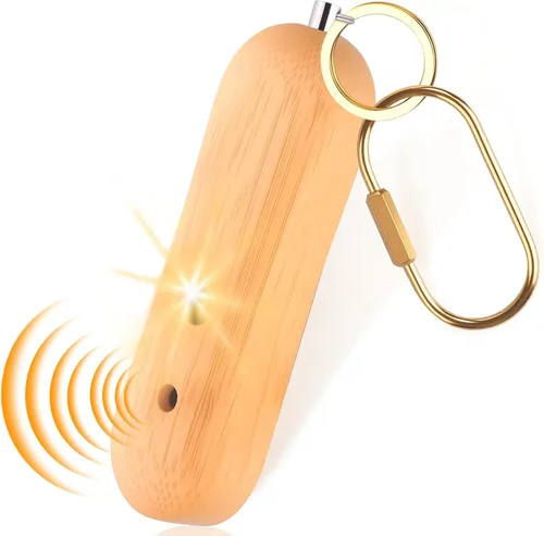 Alarma de seguridad personal, llavero de autodefensa, regalos para niñas, luz estroboscópica, portátil recargable, alarma de seguridad de emergencia