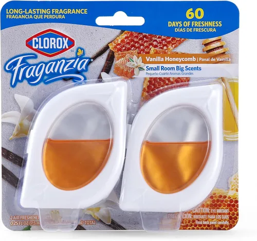 Miniatura 17 de Clorox Fraganzia - Ambientador para habitaciones pequeñas, manzana y canela, despegar y colocar, sin enchufe, sin batería, para armarios