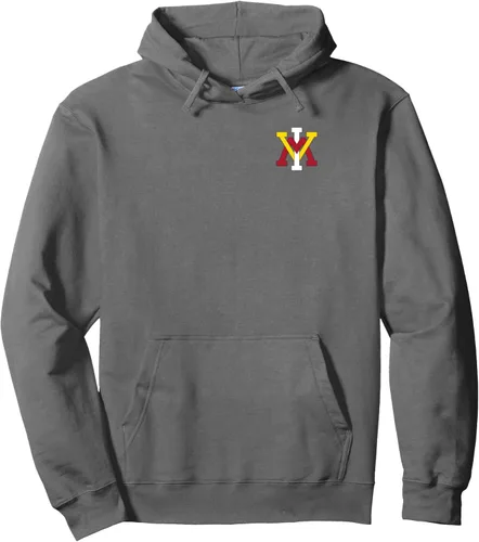 Miniatura 5 de VMI Keydets - Sudadera con capucha con capucha y pecho izquierdo, Negro