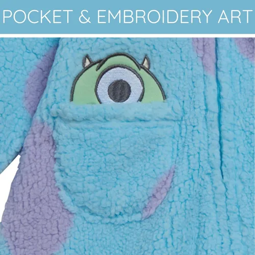 Miniatura 11 de Disney Winnie the Pooh Mickey Mouse Lilo & Stitch Jack Skellington Monsters Inc - Enterizo con cremallera para bebé recién nacido a bebé