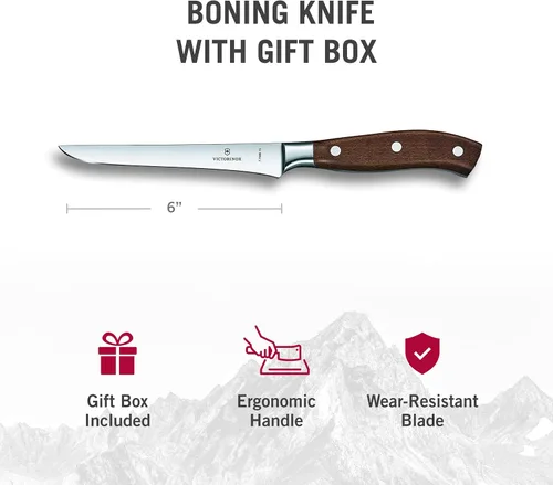 Miniatura 5 de Victorinox Grand Maitre - Cuchillo de cocina para cortar carne, cuchillo de cocina prémium para artículos esenciales de cocina del hogar, mango