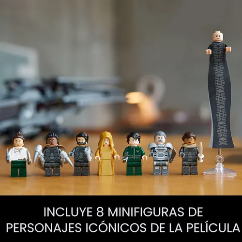 Miniatura 5 de LEGO Icons Dune Atreides Royal Ornithopter 10327, Modelo Coleccionable Inspirado en Dune para Construir y Exhibir, Idea de Regalo para Adultos