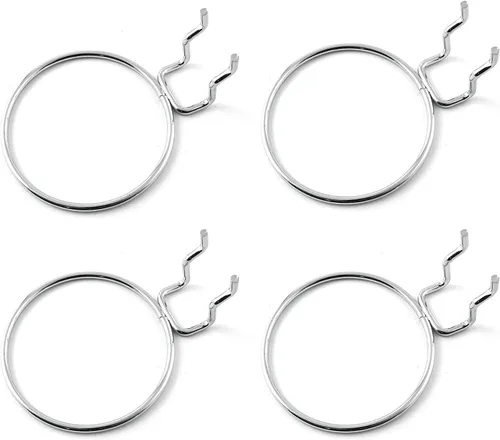 Contenedores para tablero de clavijas con anillos, 4 unidades, portavasos, contenedor para gancho para cocina, lavandería, herramienta organizadora