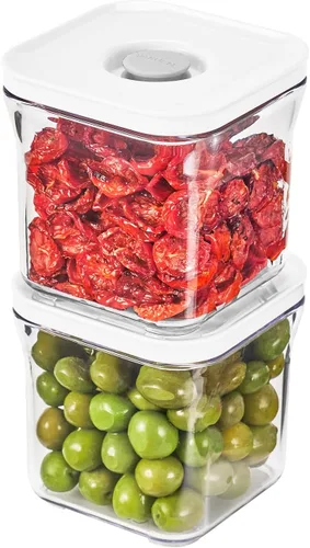 Miniatura 14 de VAKUEN Set Inicial Premium de Recipientes Herméticos de Almacenamiento de Alimentos y Máquina Selladora al Vacío, Juego de 4 Piezas con Sellador