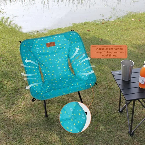 Miniatura 5 de G2 GO2GETHER LACAL - Silla ligera portátil para jóvenes, tamaño plegable compacto de 12.6 x 4.3 pulgadas, solo pesa 1.6 libras, tela Oxford 600D