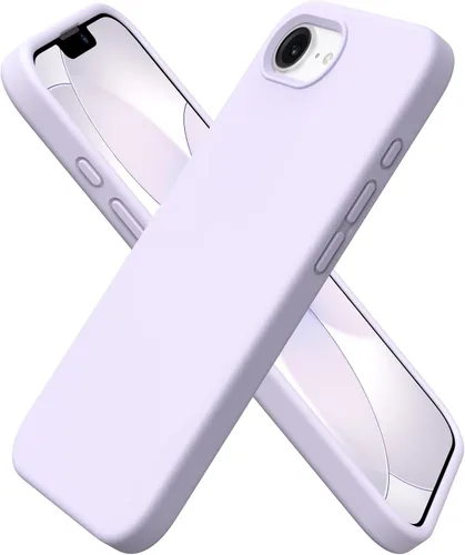 Miniatura 12 de ORNARTO Funda compatible con iPhone 16e de 6.1 pulgadas (2025), silicona líquida de 3 capas cubierta completa de goma de gel suave, funda protectora