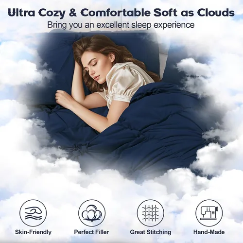 Miniatura 3 de Uspring - Juego de edredón tamaño Queen elegante con flores, con 2 fundas de almohada, edredón ligero y suave totalmente acolchado, ropa de cama