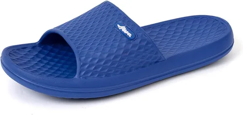 Miniatura 26 de FUNKYMONKEY - Sandalias de baño para mujer, sandalias para el interior del hogar, playa, antideslizantes